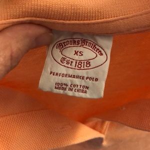 Brooks Brothers polo XS peach